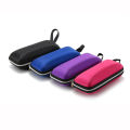 Square High-Sunglasses Case Anti-Pressure Sunglasses Case Black Zipper Honeycomb Water Cube Box. 