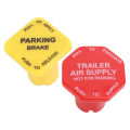 Yellow Semi Truck Parking Brake Knob Red Trailer Air Brake Knob Threaded Type 25110977 Push Pull Valves for Semi Truck Trailer. 