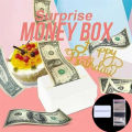 Cake Atm Surprise Making Toy Cake Atm-Happy Birthday Cake Per Money Box Funny Cake Kids S Money Box Organ Artifact. 