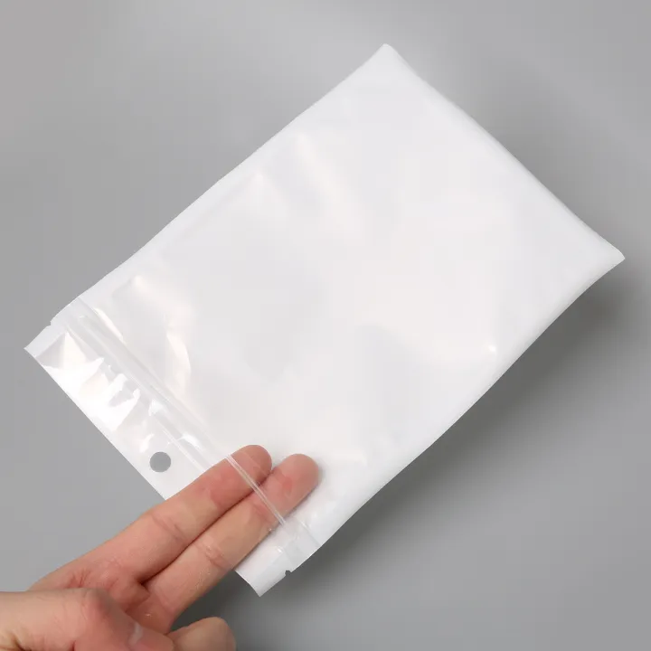 9%20Size%20White/Clear%20Self%20Seal%20Zipper%20Plastic%20Bag%20Retail%20Jewelry%20Packaging%20Pack%20Poly%20Bag%20Zip%20Lock%20Storage%20Bag%20Hang%20Hole%20-%20Image%205