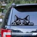 Cartoon Cat Peeking Car Sticker Decal Pet Animal for Auto Vehicle Windshield Bumper Pickup Tailgate Offroad Truck Vinyl Decor. 