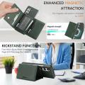 New arrival- Kalebol Strong Magnetic MagSafe Tri-Fold Wallet Side Sticker Leather Phone Case For Samsung Galaxy Z Flip6/Samsung Galaxy S24 Ultra 5G/Samsung Galaxy Z Fold6/Samsung Galaxy S25 Ultra 5G/Samsung Galaxy Z Fold. 