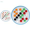 Color Matching Game Clip Ball Puzzle for Nursery Kindergarten Activities. 