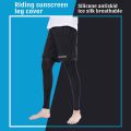 Summer Anti-uv Sun Protection Cycling Leg Sleeves Silk Ice Breathable Cover Bike Racing MTB Leg Sleeve For Man Woman. 
