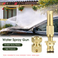 iFlashDeal Water Nozzle Garden Spray Gu-n Multiple Mode High Pressure Aluminium Alloy Direct Nozzle Booster Adjustable Hose Nozzle Garden Brass Spray Nozzle Hose Nozzle Spray Adapter. 