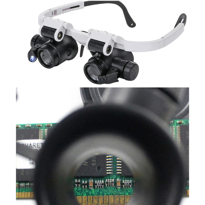 2Pcs%20Head-Mounted%20Microscope%20Jeweler%20Magnifier%20with%20LED%20Light%208X/15X/23X%20Magnifying%20Magnifier%20Loupes%20Repair%20Tool%20-%20Image%205