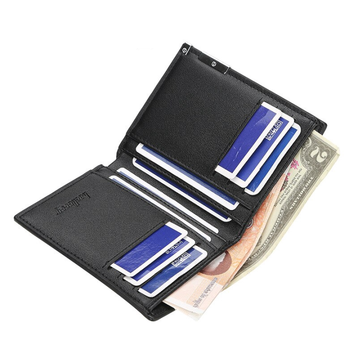 SeaGloca%20Men%20Wallet%20Purse%20Money%20Short%20Designer%20Soft%20ID%20Card%20Case%20Slim%20Fashion%20Simple%20Leather%20Wallet%20-%20Image%208