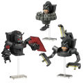 Compatible with Lego Titan Monitor Man Gold Clock Man Electric Drill Man Toilet Man Assembled Children Minifigures Toy. 
