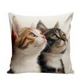 1PC Creative Cute Cartoon Cat Cushion Simple Printed Creative Pattern Throw Cushion Sleeping Bubble Cat Pillowcase Gift Cat Lovers. 