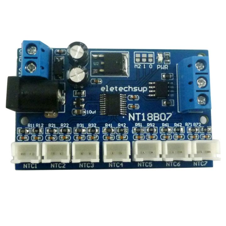 7 Channel RS485 NTC Temperature Sensor Measurement MODBUS RTU