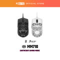 LeiyanLuxury Cooler Master MasterMouse MM710 Lightweight Gaming Mouse - (Matte Black / Glossy White). 