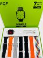 FCF USA Ultra 7 In 1 Strap Smart Watch 49mm 2.01inch Series 9 Full Touch Screen Sport Fitness Watch Bluetooth Call Smartwatch for ios and Android T800 / T900 / G9. 