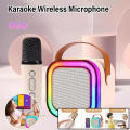 K12 Dual Microphone Karaoke Speaker /K12 Bluetooth Karaoke Machine with Portable PA Speaker System and 1 Wireless Microphone for Home Family Singing and Children’s Entertainment. 