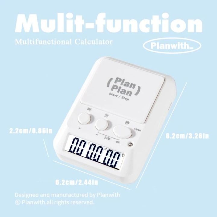 Timer Control Multifunctional New 45° Screen Multi Functional Timer Time Management Countdown Desktop ...