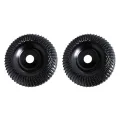 2X Grinder Wheel Disc 4 Inch Wood Shaping Wheel, Wood Grinding Shaping Disk for Angle Grinders with 5/8Inch Arbor. 