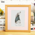 Nature Wooden Square Picture Frame 30X30 35X35cm Plexiglass Include Poster Photo Frames For Wall Hanging Photo Frame. 