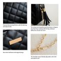 【HOT】 2024 New Fashion Female Shoulder Bag Rhombus Embroidered Solid Color Chain Women Shoulder Crossbody Casual Trendy Phone Bag. 