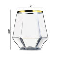 360ml Wedding  Glasses Drinkware Transparent Cocktail Glass Party Bar Club Drinking Tools Tea Coffee Mug. 