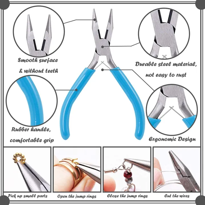 Jewelry%20Pliers%20Set,%203%20Pack%20Jewelry%20Making%20Tools%20Kit%20Round%20Nose%20Pliers%20-%20Image%205