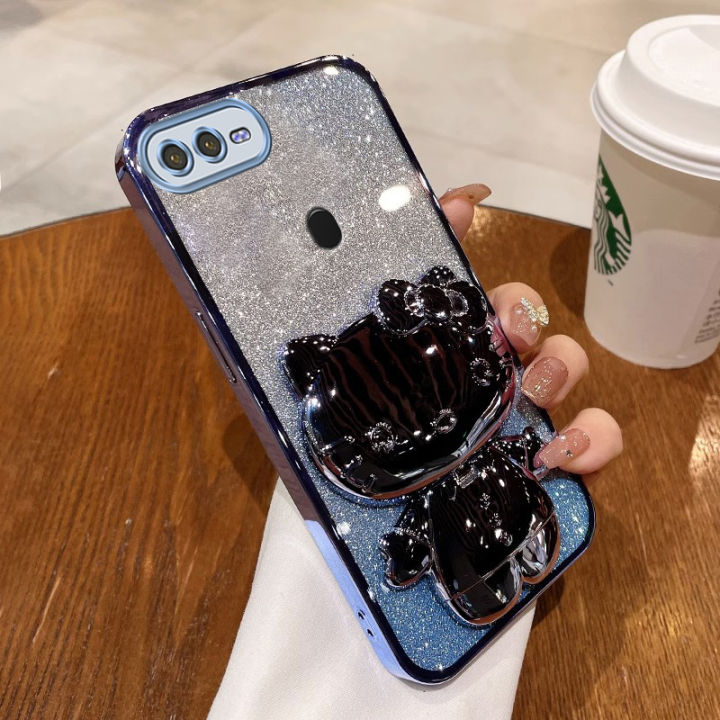 For%20oppo%20a5s%20oppo%20a12%20oppo%20a7%20oppo%20a3s%20oppo%20a12e%20OPPO%20F9%20Phone%20case%20Glitter%20Ultra-thin%20Soft%20Shell%20with%20mirror%20cat%20bracket%20-%20Image%203