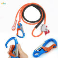 Safety Climbing Adjustable Positioning Lanyard Rope Cut Resistant Fall Protection for Arborist Tree. 