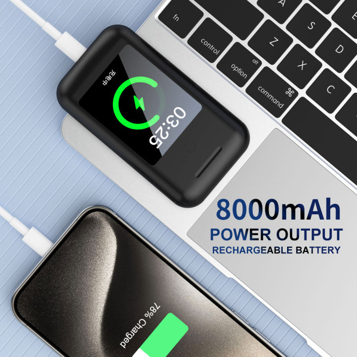 Large%20Screen%20Touch%20Earphone%20Large%20Battery%20Multiple%20Function%20In%20Ear%20Style%20Headphone%20Flashlight%208000mAH%20Power%20Bank%20Music%20Game%20-%20Image%203