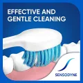 Sensodyne Toothbrush: Sensitive Tooth Brush With Soft Rounded Bristles For Adults, 3 pieces (Manual,Multicolor,Buy 2 Get 1 free). 