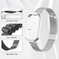 Stainless Steel Straps For Xiaomi Mi band 8 Active Watchband Luxury Metal Wristbands Bracelet For Redmi watch 2 Belt smartwatch. 