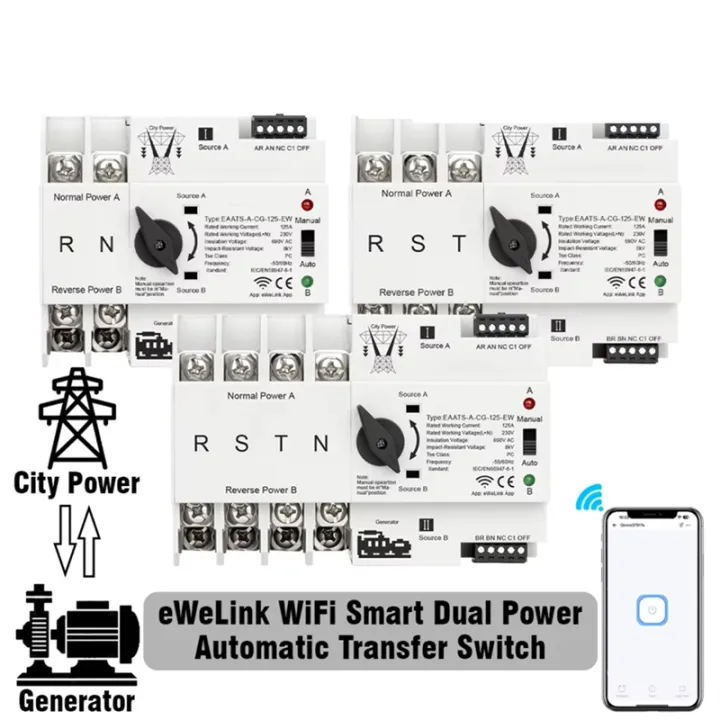 ATS%20Smart%20Dual%20Automatic%20Transfer%20Electrical%20Selector%20Switch%20Uninterrupted%20Supply%20125A%203P%20-%20Image%204