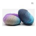 1 Rolls 50g/ball Rainbow Yarn Wool Crochet Yarn Fancy Lana Knitting Yarn Croche Laine Hand Knitting Colorful Soft Fine. 
