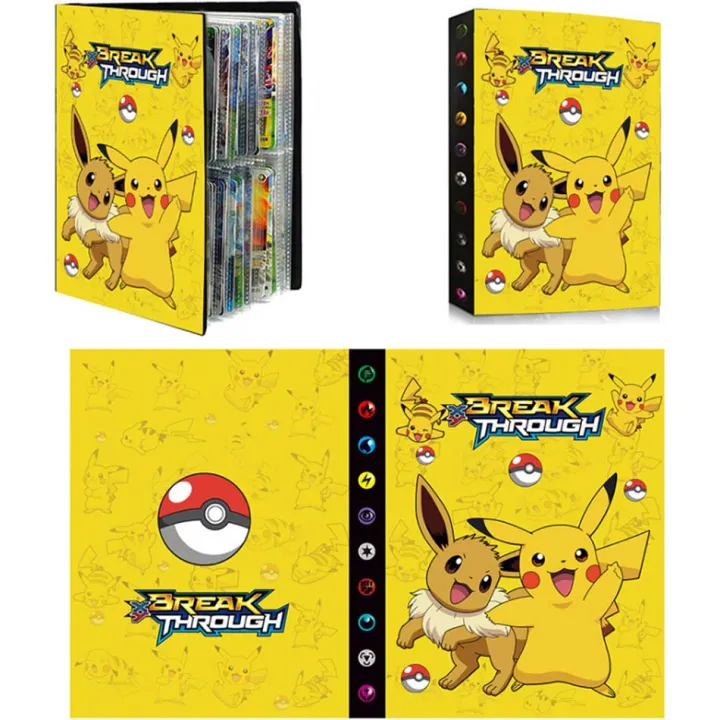 【DIV MALL】Can Hold 240Pcs Cards Holder Album Pokemon Holder For Pokemon Card Game Cards Book
