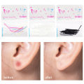 【ETOP】 Plastic Ear Piercing Maintenance Ear Needle Transparent Simple Invisible Ear Stick. 