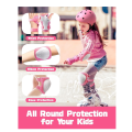 Wrist Guards Included Kids Protective Gear Set for Skating Cycling Bike Roller Scooter- Knee and Elbow Pads. 