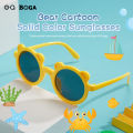 OQ BOGA 9 Colors Unisex Cute Bear Frame Anti UV Kids Sunglasses Children Outdoor Eye Protection Full Rim Sun Glasses. 