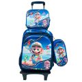 img School Trolley Bag for boys School Trolley Bag For Kids boys Student Rolling Backpack Bags. 