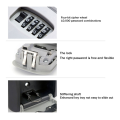 Wall Mount Key Lock Box 4 Digit Password Code Security Lock for Home Office Key Safe Secret Storage Box Organizer. 
