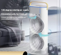 Mini Double Ended Cooling Fan with Water Mist Spray, USB Rechargeable Air Conditioner Fan for Desk, Travel. 