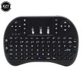 Backlit English Russian Arabic Spain Hebrew 2.4G Air Mouse Android TV Box PC i8 Mini Wireless Keyboard Remote Touchpad. 