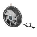 Computer CPU Cooling Fan Quiet Better Heat Dissipation Seamless Fit Horizontal Fluid Design High Air Volume Hydraulic Bearing Computer CPU Radiator for Office. 