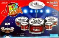 Jazz Drum Set Having 5 Tom Tom Drums, Music Toy Instrument for Kids - can be an Attractive and Excellent Gift. 