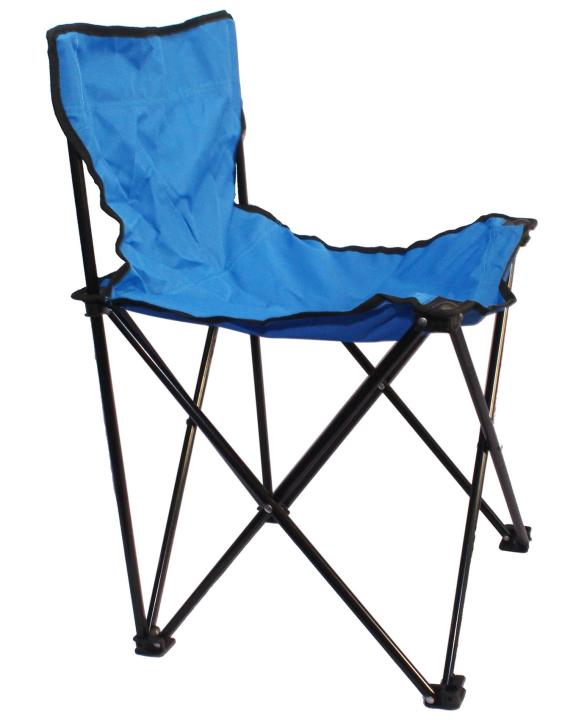 Small Cloth Based Foldable Chair Steel - Blue