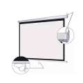 Wall Mounted Projector Screen Manual 7 Feet (84″x84″). 