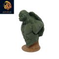 3D Printed Ninja Turtle Statue - Olive Green Color - PLA - 110mm Height. 