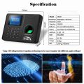 5YOA A10FY Biometric Attendance System Fingerprint Usb Time Clock English Spanish Portuguese Recorder Sensor Machine Reader. 