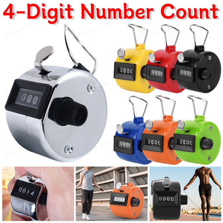 4 Digit Number Counters Clicker Counter Hand Mechanical Counters ...