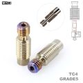 TC4 Grade5 Metal Upgrade E3D Titanium Alloy Heat Break 3D Nozzle Throat 1.75mm HOTEND Heater Block OMG H2 MY3D. 