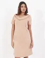 Spring & Summer Style Collar Dress with Princess Line. 