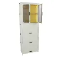 Kids Closet Effortless Assembly Stylish Storage Organizer Dustproof Baby Clothes Cabinet Multipurpose for Bedroom. 