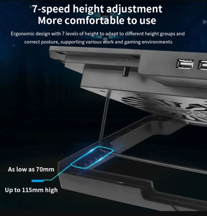 Versatile%20Laptop%20Cooling%20Pad%20and%20Stand%20-%20N99%20for%2012-16%20inch%20Laptops%20-%20Image%203