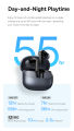 Baseus BP1 Pro ANC Wireless Earphone -50dB Noise Reducton Hi-Res BT 6.0 IPX55 Waterproof 55Hr. 
